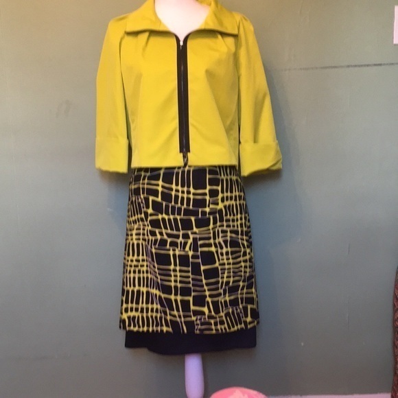 CARLISLE neon yellow/green cropped jacket - Picture 14 of 14